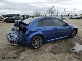 2007 Acura TL Type-S with VIN 19UUA76597A021476, listed as a Copart auction lot 48670765 with 0 mi miles and Salvage Title. Bid and sale history available at carsss.com. Image 3.