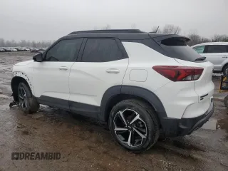 2022 Chevrolet TrailBlazer RS with VIN KL79MUSL4NB082771, listed as a Copart auction lot 46889335 with 81,296 mi miles and Salvage Title. Bid and sale history available at DreamBid. Image 2.