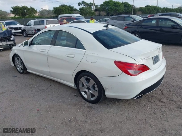 2015 Mercedes-Benz CLA-Class CLA 250 with VIN WDDSJ4EB5FN168810, listed as a IAAI auction lot 41609205 with 108,220 mi miles. Bid and sale history available at carsss.com. Image 3.