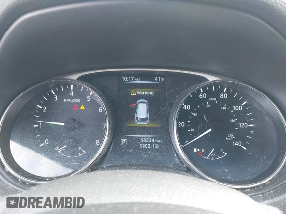2014 Nissan Rogue S with VIN 5N1AT2MV9EC870327, listed as a IAAI auction lot 41787876 with 98,534 mi miles. Bid and sale history available at carsss.com. Image 7.