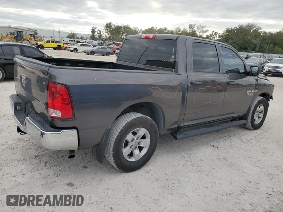 2020 Ram 1500 Classic Tradesman with VIN 3C6RR6KT7LG130288, listed as a Copart auction lot 81468774 with 40,592 mi miles and Salvage Title. Bid and sale history available at carsss.com. Image 3.