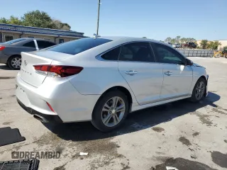 2018 Hyundai Sonata SEL with VIN 5NPE34AF8JH665076, listed as a Copart auction lot 52882695 with 66,332 mi miles and Salvage Title. Bid and sale history available at DreamBid. Image 3.