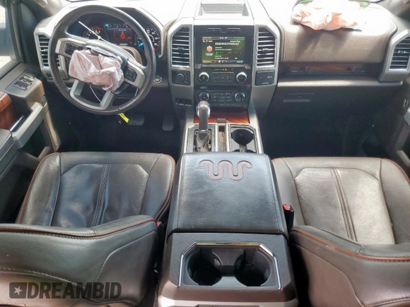 2015 Ford F-150 XLT with VIN 1FTEW1EF2FFA34289, listed as a Copart auction lot 56739435 with 120,293 mi miles and Salvage title. Bid and sale history available at DreamBid. Image 8.