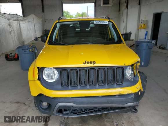 2018 Jeep Renegade Upland with VIN ZACCJBABXJPH57411, listed as a Copart auction lot 56399085 with 60,831 mi miles and Non repairable. Bid and sale history available at DreamBid. Image 5.