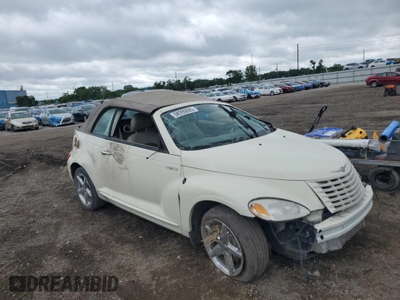 2005 Chrysler PT Cruiser GT with VIN 3C3AY75S65T500209, listed as a Copart auction lot 58399095 with 68,890 mi miles and Salvage title. Bid and sale history available at DreamBid. Image 4.