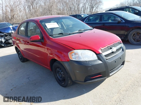 2010 Chevrolet Aveo 1LT with VIN KL1TD5DE9AB119215, listed as a IAAI auction lot 41789265 with 157,438 mi miles and . Bid and sale history available at DreamBid. Image 1.