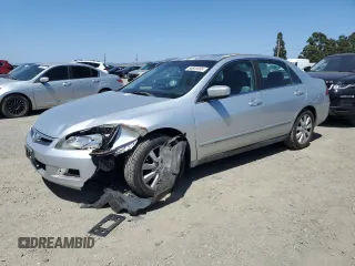 2006 Honda Accord LX with VIN 1HGCM66366A032753, listed as a Copart auction lot 56820055 with 127,886 mi miles and Salvage title. Bid and sale history available at DreamBid. Image 1.