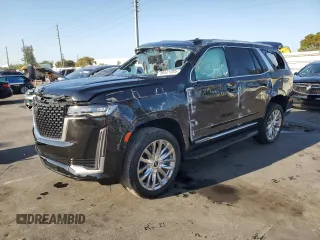 2024 Cadillac Escalade 4WD Premium Luxury with VIN 1GYS4BKL6RR252533, listed as a Copart auction lot 50421085 with Not provided miles and Salvage title. Bid and sale history available at DreamBid. Image 1.