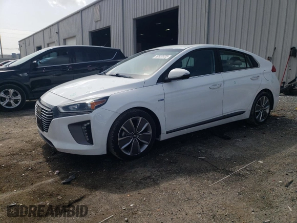 2019 Hyundai Ioniq Limited with VIN KMHC05LC7KU144216, listed as a Copart auction lot 59552425 with 66,932 mi miles and Salvage title. Bid and sale history available at DreamBid. Image 1.
