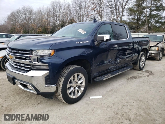 2020 Chevrolet Silverado 1500 LTZ with VIN 3GCUYGED2LG241850, listed as a Copart auction lot 47477065 with 31,589 mi miles and Salvage Title. Bid and sale history available at DreamBid. Image 1.