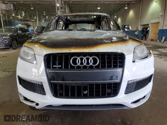 2015 Audi Q7 S line Prestige z VIN WA1DGAFE0FD008889, wystawiony jako Copart lot #47739185 z przebiegiem Nie podano mil oraz Czysty tytuł • Clean title. Historia ofert i sprzedaży dostępna na DreamBid. Obrazek 5.