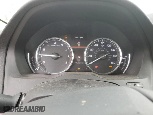 2014 Acura MDX Technology with VIN 5FRYD4H45EB033296, listed as a Copart auction lot 69706004 with 110,288 mi miles and Salvage title. Bid and sale history available at DreamBid. Image 9.