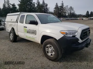2022 Toyota Tacoma SR with VIN 3TYRX5GN1NT044745, listed as a Copart auction lot 43439945 with 35,278 mi miles and Salvage title. Bid and sale history available at DreamBid. Image 4.