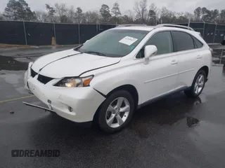 2010 Lexus RX with VIN 2T2BK1BA1AC042713, listed as a IAAI auction lot 41750057 with 193,495 mi miles. Bid and sale history available at carsss.com. Image 2.