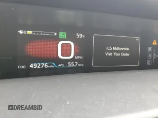 2018 Toyota Prius Plus with VIN JTDKARFP0J3073626, listed as a Copart auction lot 52415995 with 49,276 mi miles and Salvage Title. Bid and sale history available at DreamBid. Image 9.