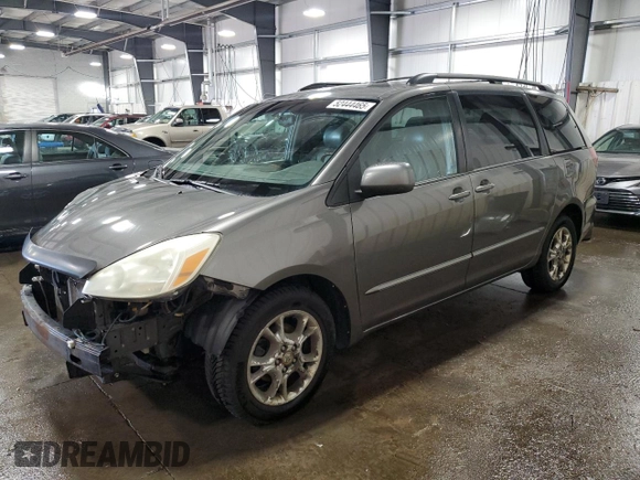 2004 Toyota Sienna XLE with VIN 5TDBA22CX4S020459, listed as a Copart auction lot 52444465 with 264,508 mi miles and Salvage Title. Bid and sale history available at carsss.com. Image 1.