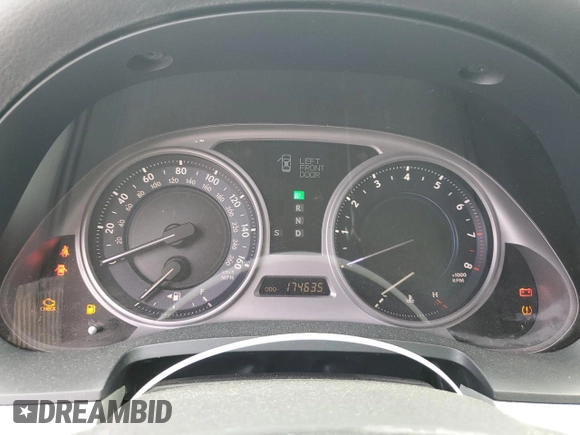 2006 Lexus IS 350 with VIN JTHBE262165010187, listed as a Copart auction lot 60073125 with 174,635 mi miles and Salvage title. Bid and sale history available at DreamBid. Image 9.