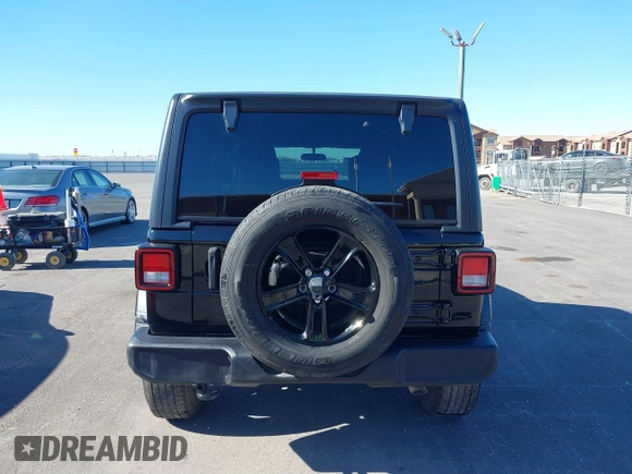 2022 Jeep Wrangler Unlimited Sport with VIN 1C4HJXDG0NW200459, listed as a IAAI auction lot 41740168 with 19,019 mi miles and . Bid and sale history available at DreamBid. Image 16.