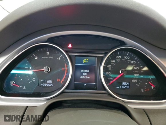 2013 Audi Q7 3.0L TDI Prestige with VIN WA1VMAFE2DD006023, listed as a Copart auction lot 51618525 with 179,248 mi miles and Salvage Title. Bid and sale history available at carsss.com. Image 9.