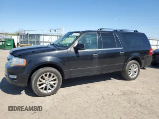 2015 Ford Expedition EL Limited with VIN 1FMJK2AT5FEF27137, listed as a Copart auction lot 52680145 with 113,414 mi miles and Salvage Title. Bid and sale history available at carsss.com. Image 1.