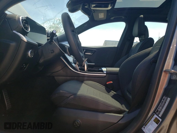 2024 Mercedes-Benz C 300 with VIN W1KAF4HB6RR184794, listed as a Copart auction lot 60930154 with 1,246 mi miles and Salvage Title. Bid and sale history available at DreamBid. Image 7.