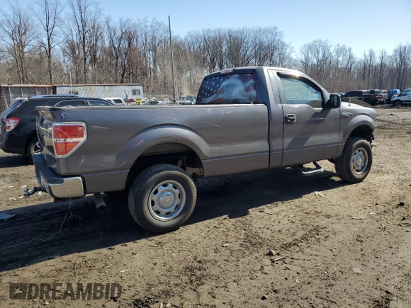 2011 Ford F-150 XL with VIN 1FTMF1CM2BKD08234, listed as a Copart auction lot 48413095 with 144,204 mi miles and Salvage Title. Bid and sale history available at DreamBid. Image 3.