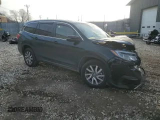 2021 Honda Pilot EX-L with VIN 5FNYF6H51MB011648, listed as a Copart auction lot 49216915 with Not Provided miles and Non Repairable. Bid and sale history available at DreamBid. Image 4.
