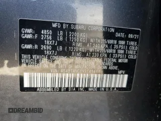 2021 Subaru Outback Limited z VIN 4S4BTANC8N3141411, wystawiony jako Copart lot #50321125 z przebiegiem 24 410 mil mil oraz Szkoda całkowita • Salvage title. Historia ofert i sprzedaży dostępna na DreamBid. Obrazek 13.