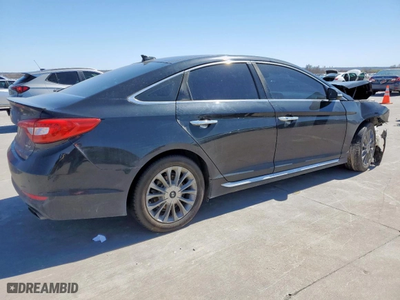 2015 Hyundai Sonata 2.4L Limited with VIN 5NPE34AFXFH032053, listed as a Copart auction lot 48673125 with 0 mi miles and Salvage Title. Bid and sale history available at carsss.com. Image 3.