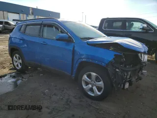 2018 Jeep Compass Latitude with VIN 3C4NJCBB0JT240818, listed as a Copart auction lot 47291675 with 64,679 mi miles and Salvage Title. Bid and sale history available at carsss.com. Image 4.