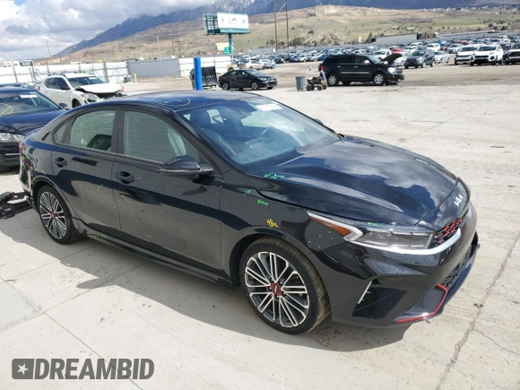 2023 Kia Forte GT with VIN 3KPF44AC1PE617617, listed as a Copart auction lot 51715945 with 38,550 mi miles and Salvage Title. Bid and sale history available at carsss.com. Image 4.