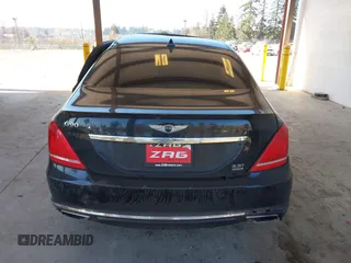 2017 Genesis G90 3.3T Premium with VIN KMHG34JA7HU033033, listed as a IAAI auction lot 41457798 with 68,327 mi miles. Bid and sale history available at carsss.com. Image 17.