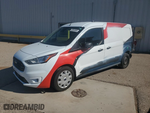 2019 Ford Transit Connect XLT z VIN NM0LS7F2XK1428189, wystawiony jako Copart lot #53649585 z przebiegiem 32 171 mil mil oraz Szkoda całkowita • Salvage title. Historia ofert i sprzedaży dostępna na DreamBid. Obrazek 1.