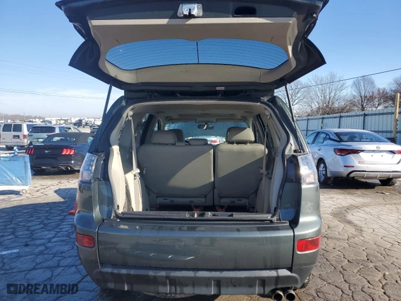 2008 Mitsubishi Outlander XLS with VIN JA4MT41X58Z010259, listed as a Copart auction lot 45865605 with 154,771 mi miles and Salvage Title. Bid and sale history available at carsss.com. Image 6.