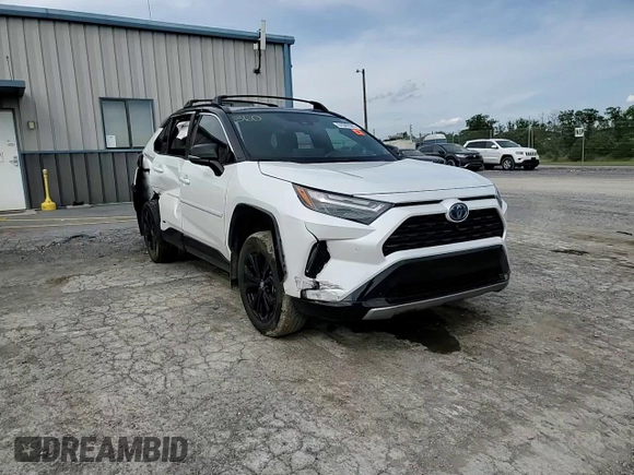 2023 Toyota RAV4 Hybrid XSE with VIN 2T3E6RFVXPW040152, listed as a Copart auction lot 61645565 with 26,408 mi miles and Salvage title. Bid and sale history available at DreamBid. Image 14.