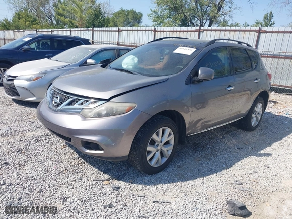 2011 Nissan Murano SV with VIN JN8AZ1MW8BW155298, listed as a IAAI auction lot 40313558 with 174,981 mi miles. Bid and sale history available at carsss.com. Image 2.
