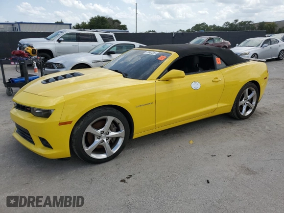 2015 Chevrolet Camaro SS с VIN 2G1FK3DJ7F9281942, выставлен на аукционе Copart как лот 59907265 с пробегом 158 668 миль миль и Чистый • Clean title. История ставок и продаж доступна на DreamBid. Изображение 1.