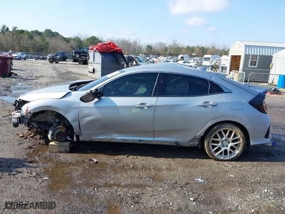 2019 Honda Civic Hatchback LX with VIN SHHFK7H36KU222413, listed as a IAAI auction lot 41536621 with NaN miles. Bid and sale history available at carsss.com. Image 15.
