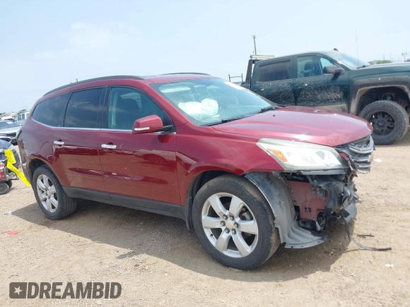 2016 Chevrolet Traverse LT with VIN 1GNKRGKD0GJ185766, listed as a IAAI auction lot 42215530 with 131,834 mi miles and . Bid and sale history available at DreamBid. Image 14.