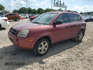 2005 Hyundai Tucson GL with VIN KM8JM12B65U180707, listed as a Copart auction lot 63806475 with 163,939 mi miles and Clean title. Bid and sale history available at DreamBid. Image 1.