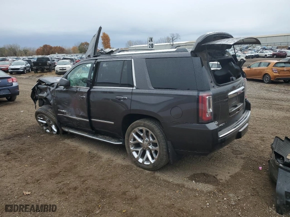 2018 GMC Yukon Denali with VIN 1GKS2CKJ2JR155578, listed as a Copart auction lot 77673544 with 0 mi miles and Clean Title. Bid and sale history available at carsss.com. Image 2.