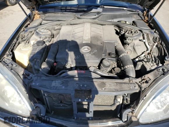 2005 Mercedes-Benz S-Class 4.3L with VIN WDBNG83J85A442285, listed as a Copart auction lot 80582794 with 189,762 mi miles and Clean Title. Bid and sale history available at carsss.com. Image 11.