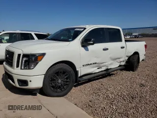 2018 Nissan Titan SV with VIN 1N6AA1E68JN541643, listed as a Copart auction lot 60270835 with 96,307 mi miles and Salvage title. Bid and sale history available at DreamBid. Image 1.