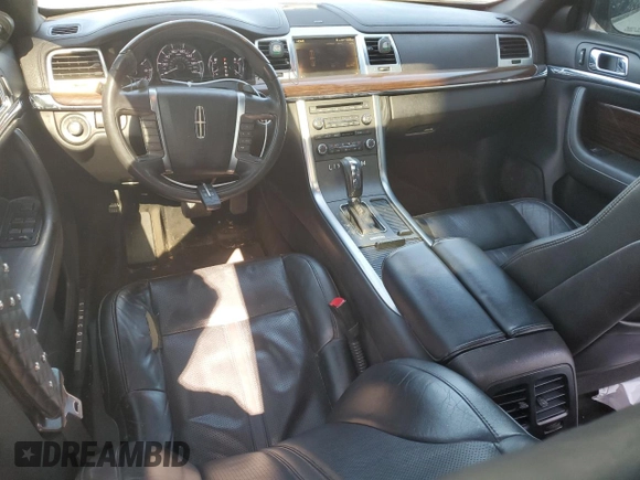 2012 Lincoln MKS with VIN 1LNHL9DR1CG805164, listed as a Copart auction lot 48375595 with 104,246 mi miles and Salvage Title. Bid and sale history available at carsss.com. Image 8.