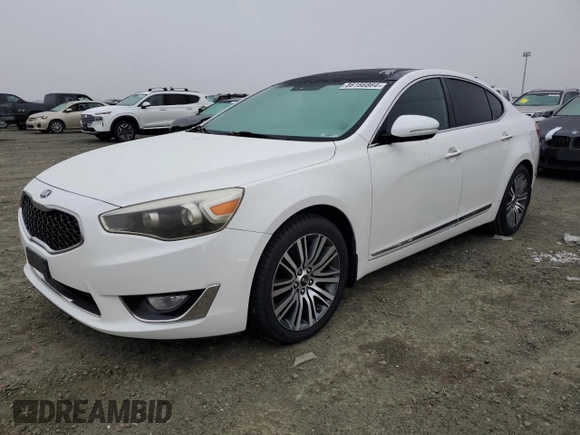 2015 Kia Cadenza Premium with VIN KNALN4D70F5174298, listed as a Copart auction lot 86166864 with 136,880 mi miles and Clean Title. Bid and sale history available at carsss.com. Image 1.