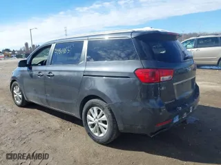 2016 Kia Sedona LX with VIN KNDMB5C18G6165041, listed as a IAAI auction lot 41808837 with 167,493 mi miles. Bid and sale history available at carsss.com. Image 3.