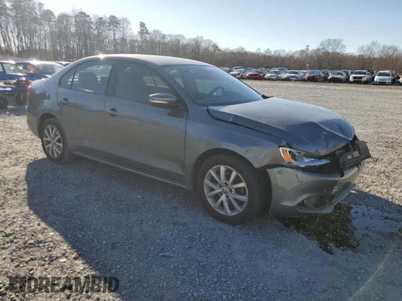2012 Volkswagen Jetta Sedan SE w/Convenience with VIN 3VWDX7AJ3CM409072, listed as a Copart auction lot 43745455 with 135,678 mi miles and Salvage Title. Bid and sale history available at carsss.com. Image 4.