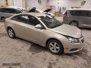 2012 Chevrolet Cruze LT w/1LT with VIN 1G1PF5SC7C7141007, listed as a IAAI auction lot 41610032 with 154,768 mi miles. Bid and sale history available at carsss.com. Image 1.