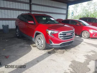 2019 GMC Terrain SLT z VIN 3GKALPEV2KL160996, wystawiony jako IAAI lot #42426297 z przebiegiem 112 656 mil mil oraz . Historia ofert i sprzedaży dostępna na DreamBid. Obrazek 1.
