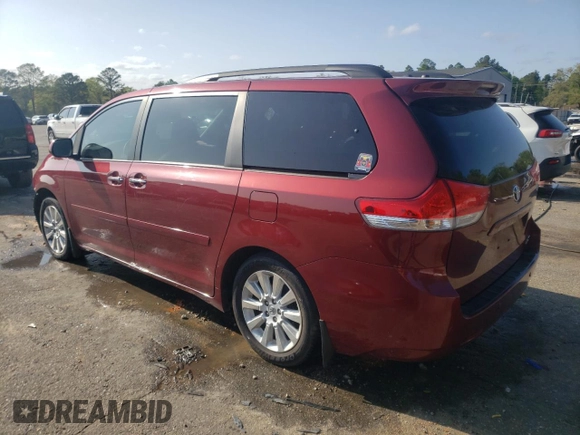 2013 Toyota Sienna XLE with VIN 5TDDK3DC5DS065463, listed as a Copart auction lot 50648205 with 112,779 mi miles and Salvage Title. Bid and sale history available at DreamBid. Image 2.